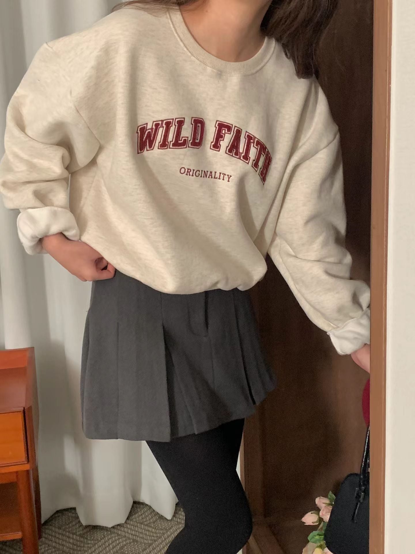 KR直送 FAITH 加絨衛衣 1W91136