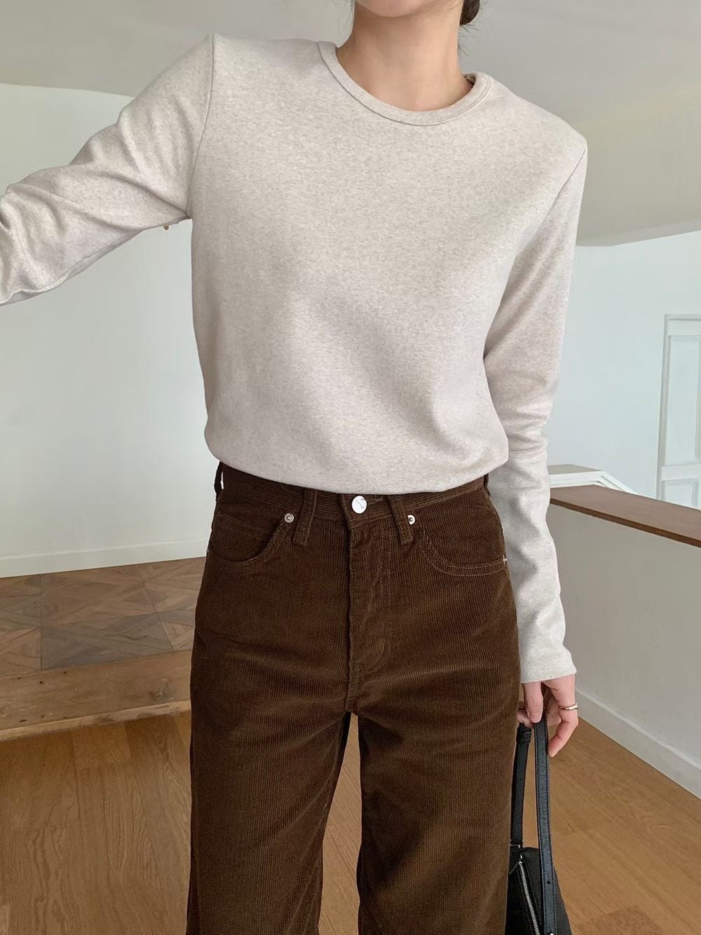 KR直送 厚實感純棉上衣 7色入 1W91150