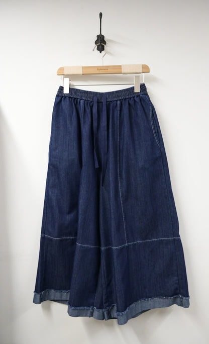 夏季・寬鬆抽繩薄牛仔褲 1色入 1S60316