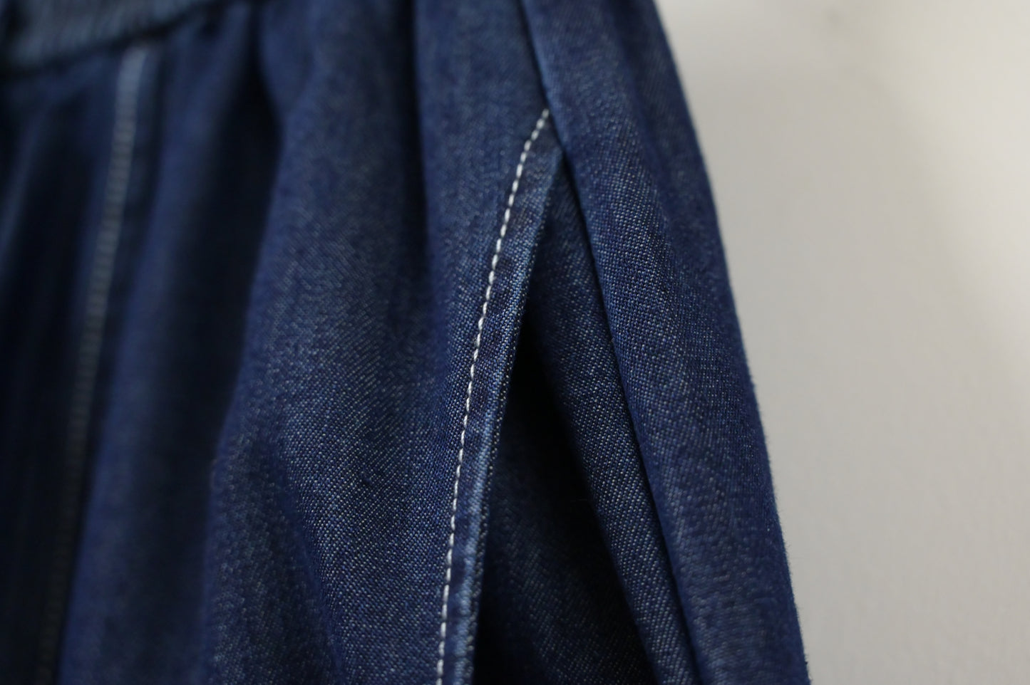 夏季・寬鬆抽繩薄牛仔褲 1色入 1S60316