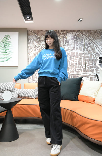 春夏・抽繩直腳棉料褲 2色入 1S80227