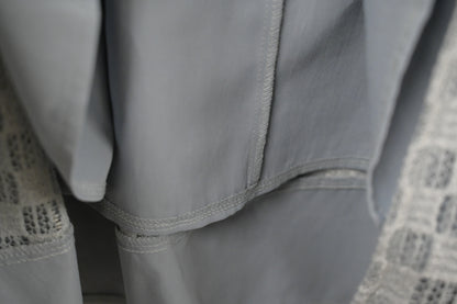 春夏・綁繩透視方格滑料裙 2色入 1S20224