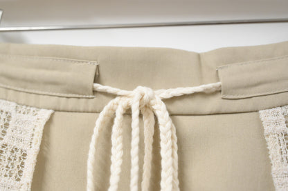 春夏・綁繩透視方格滑料裙 2色入 1S20224