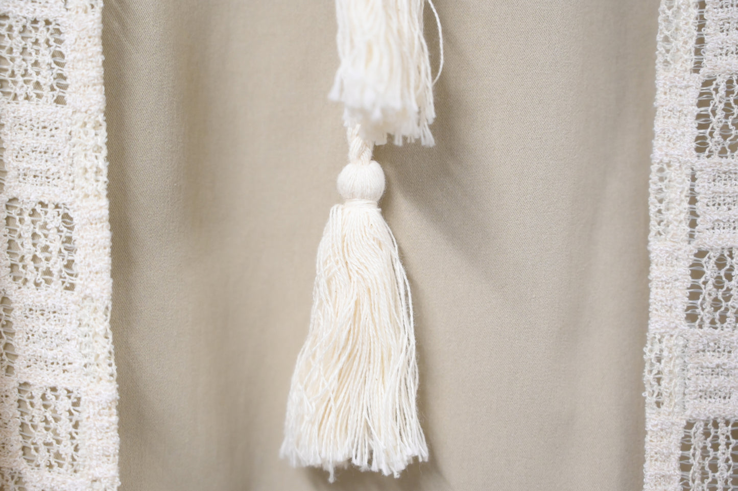 春夏・綁繩透視方格滑料裙 2色入 1S20224