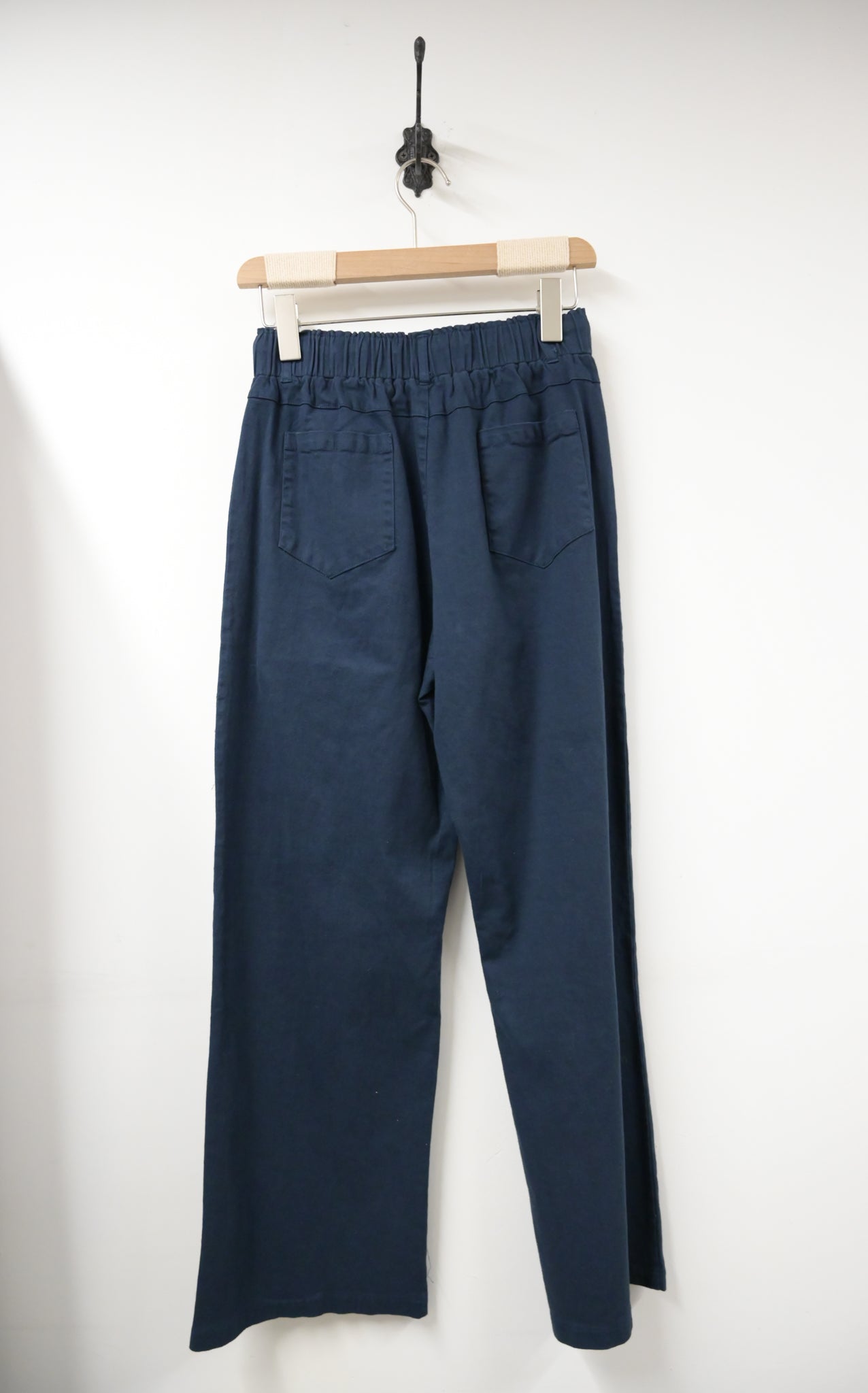 春夏・抽繩直腳棉料褲 2色入 1S80227