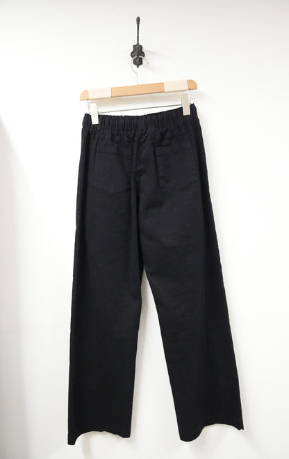 春夏・抽繩直腳棉料褲 2色入 1S80227