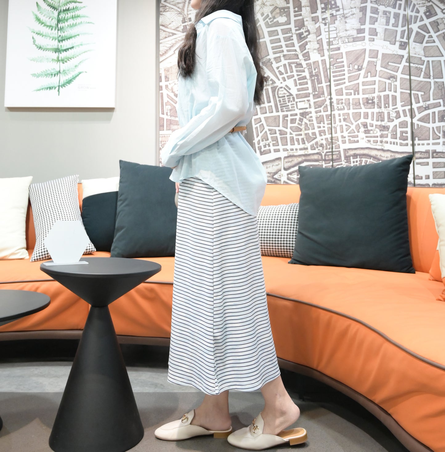 夏季・超彈背心長裙配防曬恤衫SET 2色入 1S60323