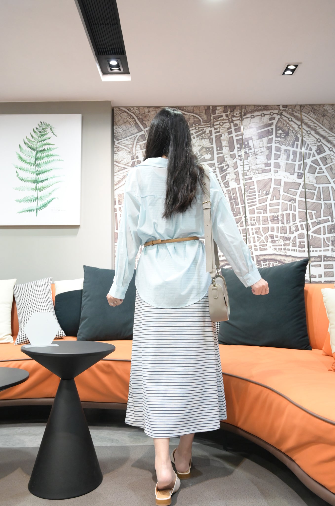 夏季・超彈背心長裙配防曬恤衫SET 2色入 1S60323