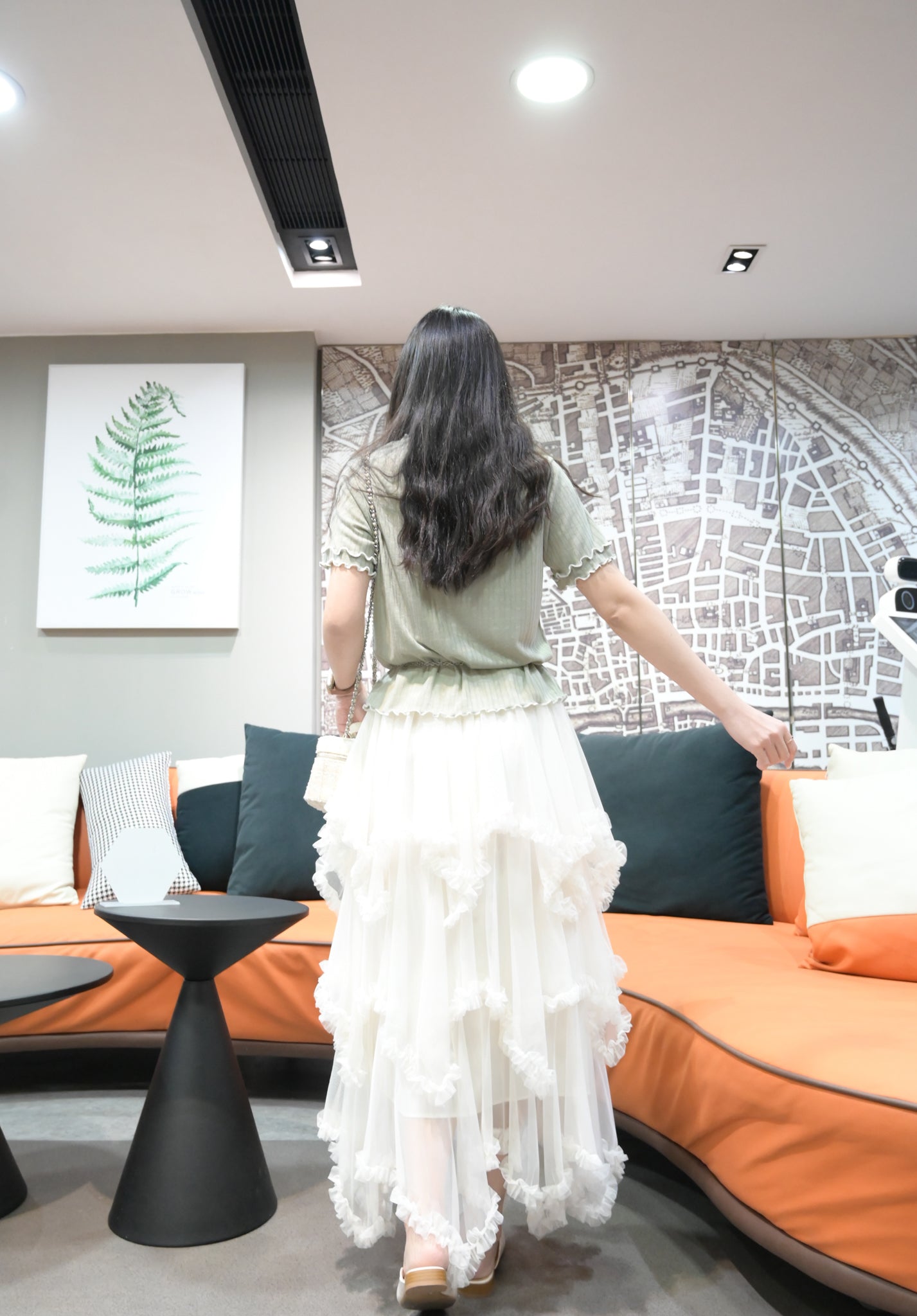 夏季・暗條紋柔軟上衣 2色入 1S50321