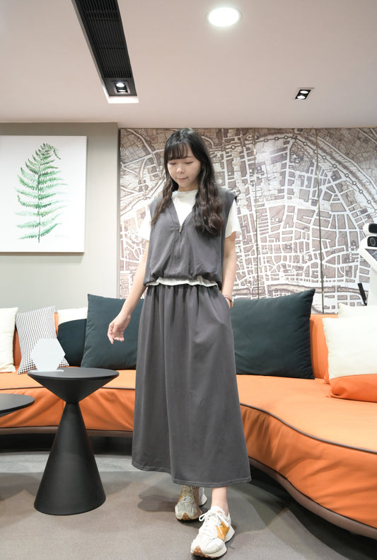 夏季・超親膚套裝裙 2色入 1S60324