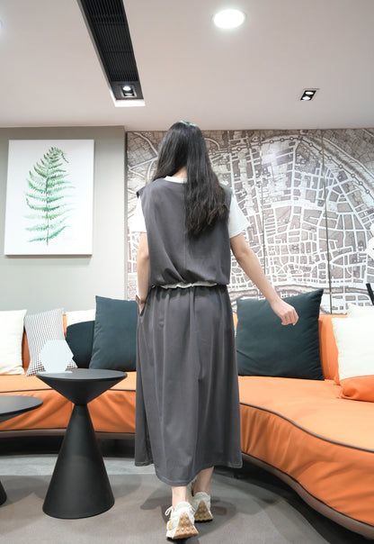 夏季・超親膚套裝裙 2色入 1S60324