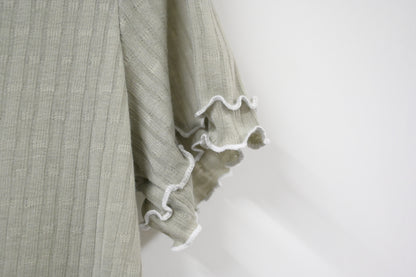 夏季・暗條紋柔軟上衣 2色入 1S50321