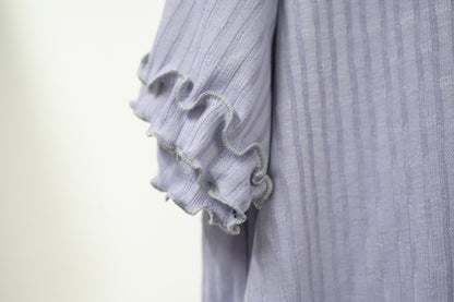 夏季・暗條紋柔軟上衣 2色入 1S50321