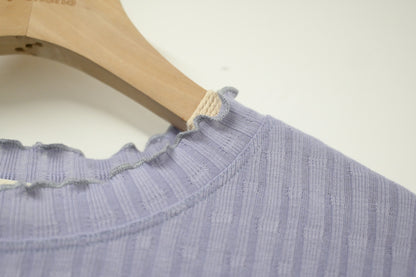 夏季・暗條紋柔軟上衣 2色入 1S50321