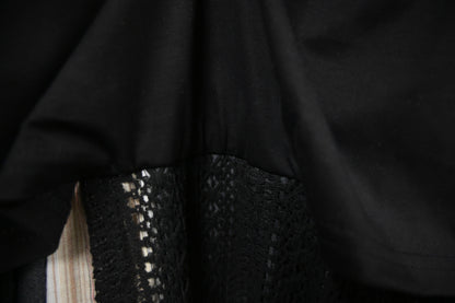 夏季・假兩件網面層次連身裙 2色入 1S60336