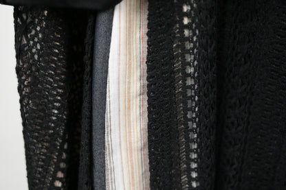 夏季・假兩件網面層次連身裙 2色入 1S60336