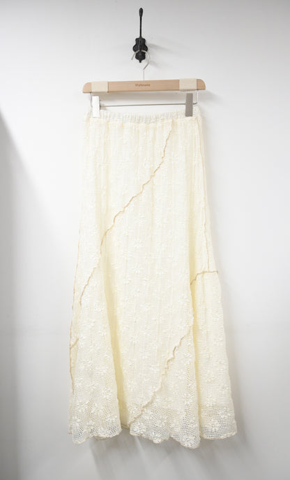 夏季・暗紋通花修身半身裙 2色入 1S10334