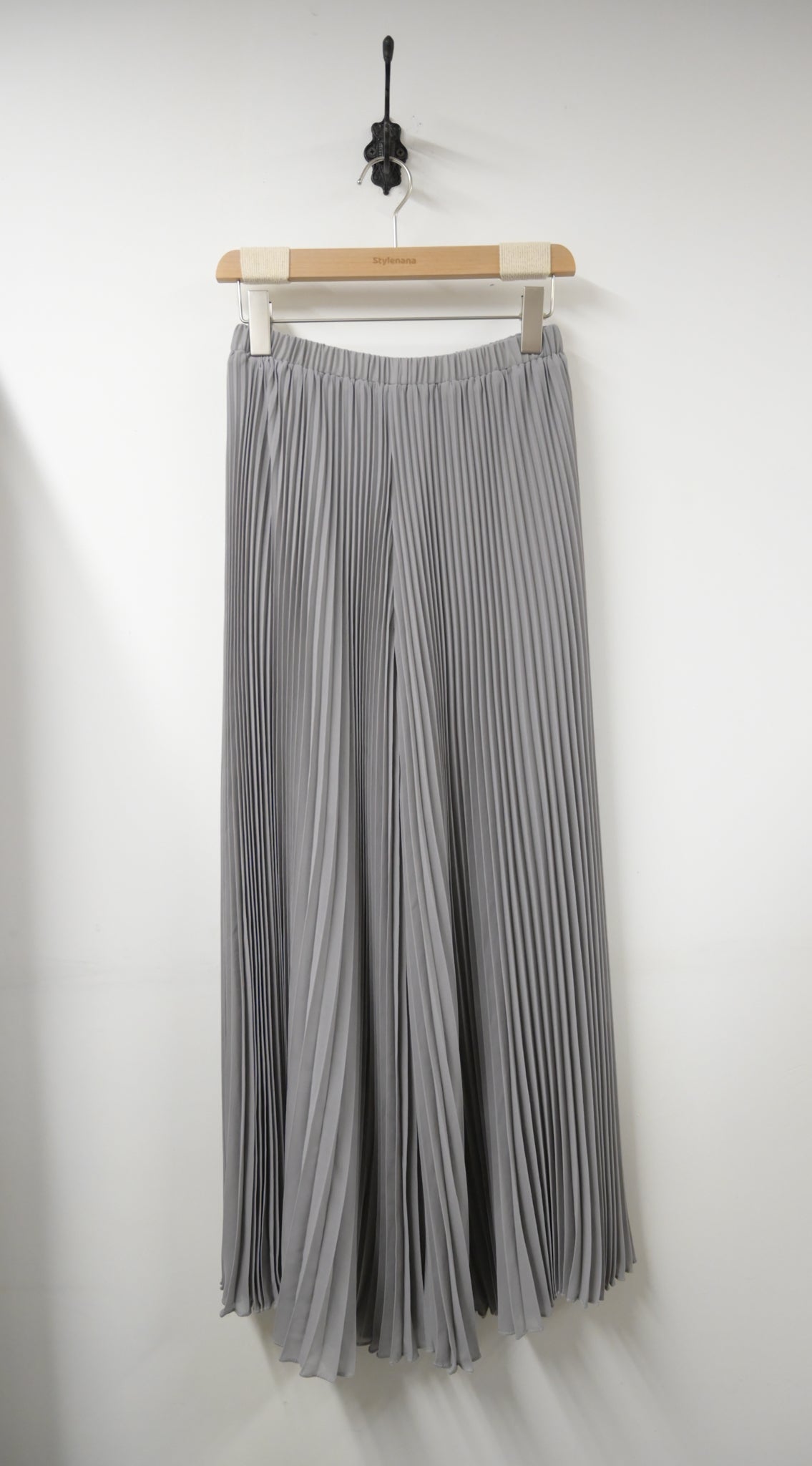 夏季・免熨百褶雪紡長褲 3色入 1S60335