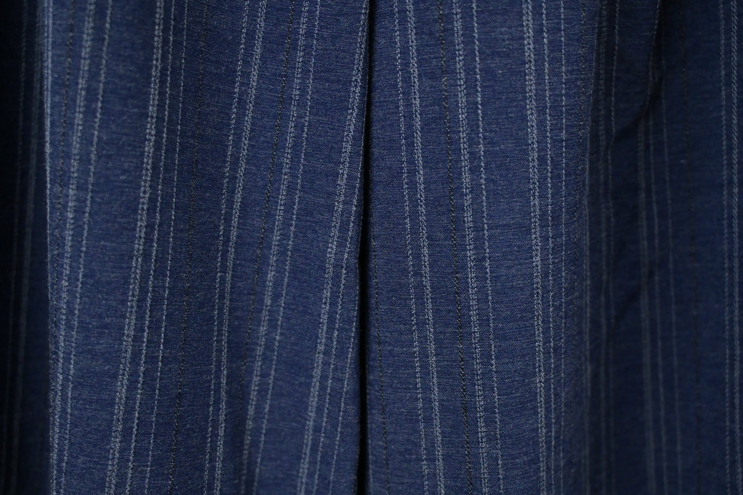 夏季・暗條紋褶邊九分褲 2色入 1S20338