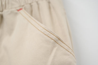 夏季・全橡筋明線直腳棉褲 3色入 1S80315