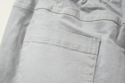 夏季・全橡筋明線直腳棉褲 3色入 1S80315