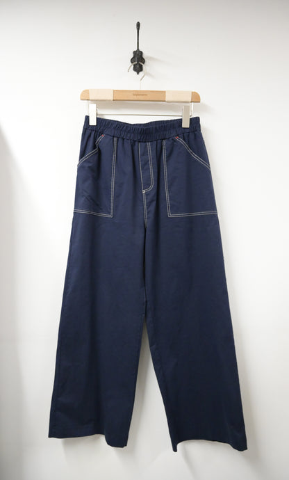 夏季・全橡筋明線直腳棉褲 3色入 1S80315