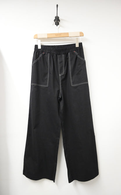 夏季・全橡筋明線直腳棉褲 3色入 1S80315