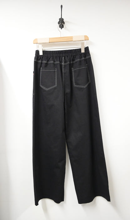 夏季・全橡筋明線直腳棉褲 3色入 1S80315