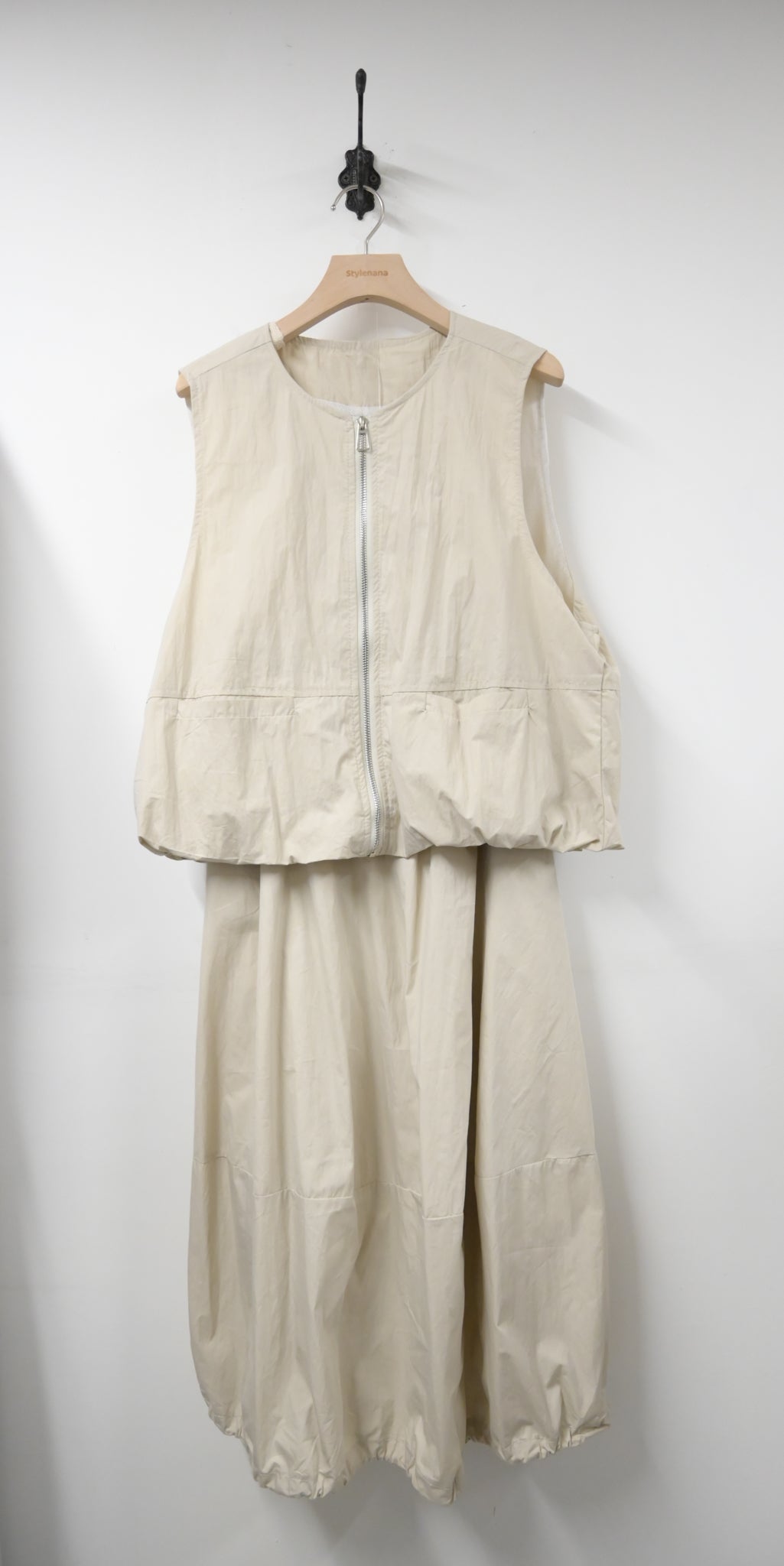 夏季・泡泡裙配背心外套SET 2色入 1S60435
