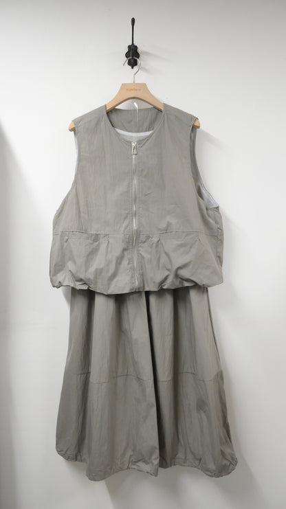 夏季・泡泡裙配背心外套SET 2色入 1S60435