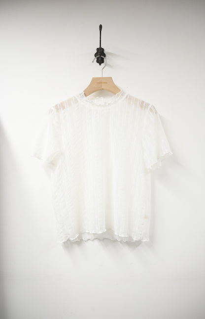 夏季・蝴蝶結透視上衣 2色入 1S10438