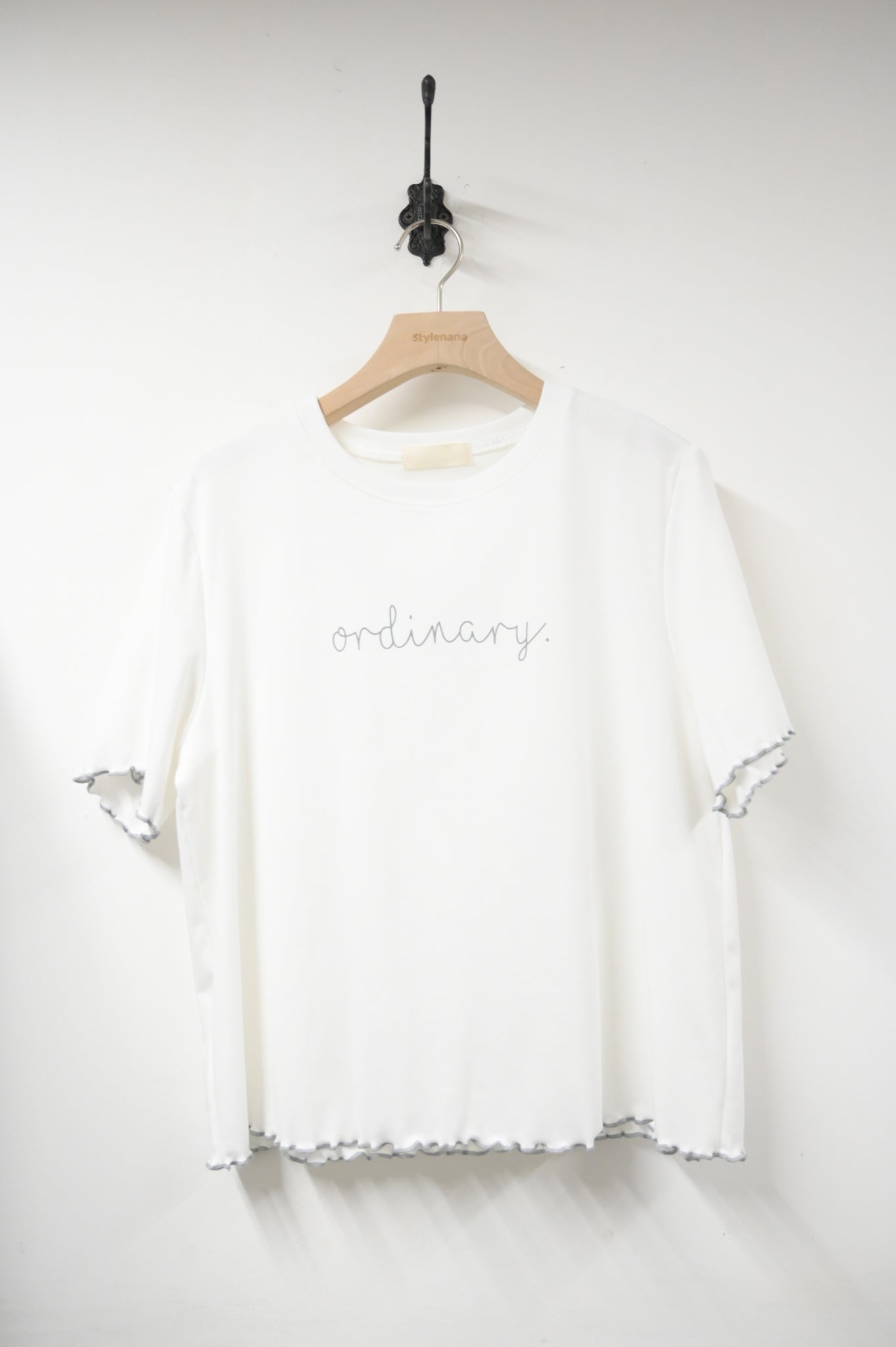 夏季・純棉英文字Tee 2色入 1S50436
