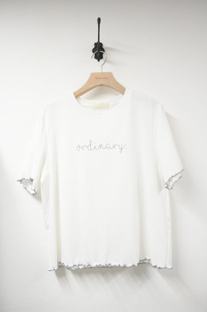 夏季・純棉英文字Tee 2色入 1S50436