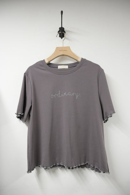 夏季・純棉英文字Tee 2色入 1S50436