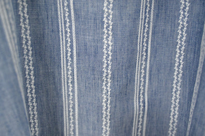 夏季・刺繡棉麻層次感連身裙 3色入 1S60444