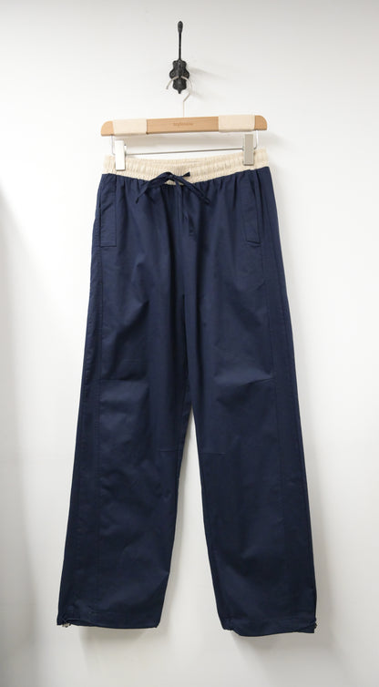 夏季・拼腰束邊棉料長褲 2色入 1S80512