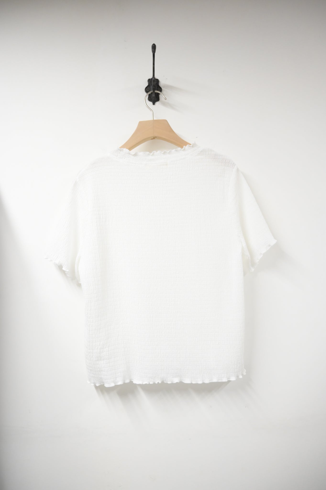 夏季・皺皺彈性薄Tee 2色入 1S50520