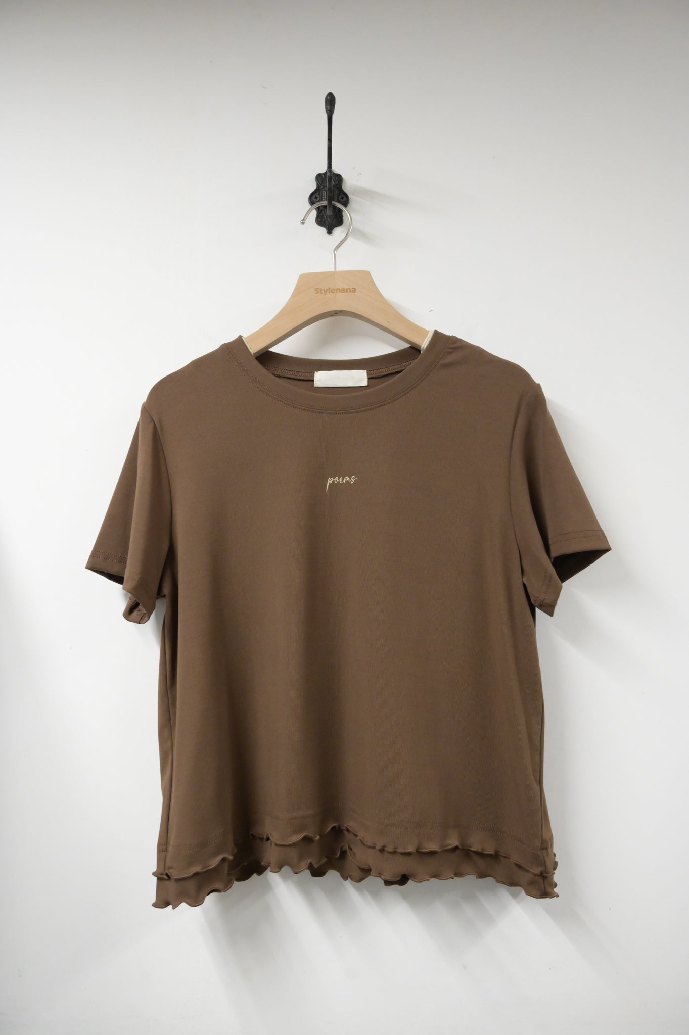 夏季・波浪邊超親膚Tee 2色入 1S50519