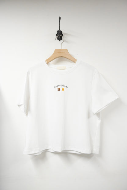夏季・Bloom花仔刺繡Tee 3色入 1S50518