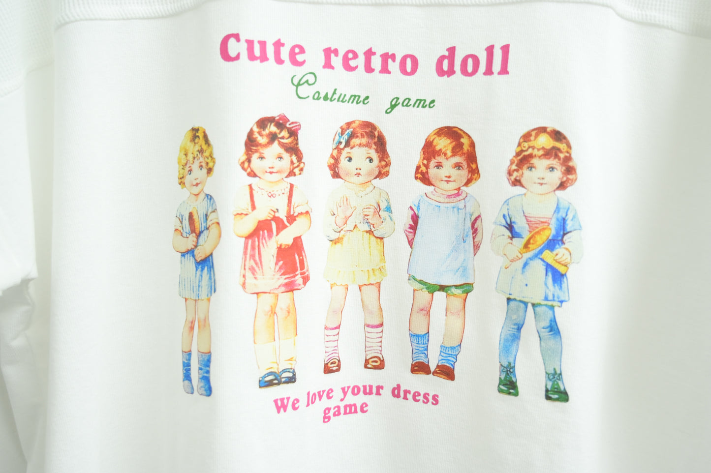 寬鬆Cute retro doll Tee 兩色入MY051204