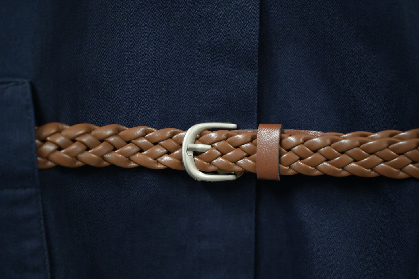 夏季・開胸斜布料連身裙連Belt 2色入 1S60528