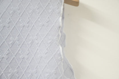 夏季・透視綑邊蝴蝶結上衣 2色入 1S10534