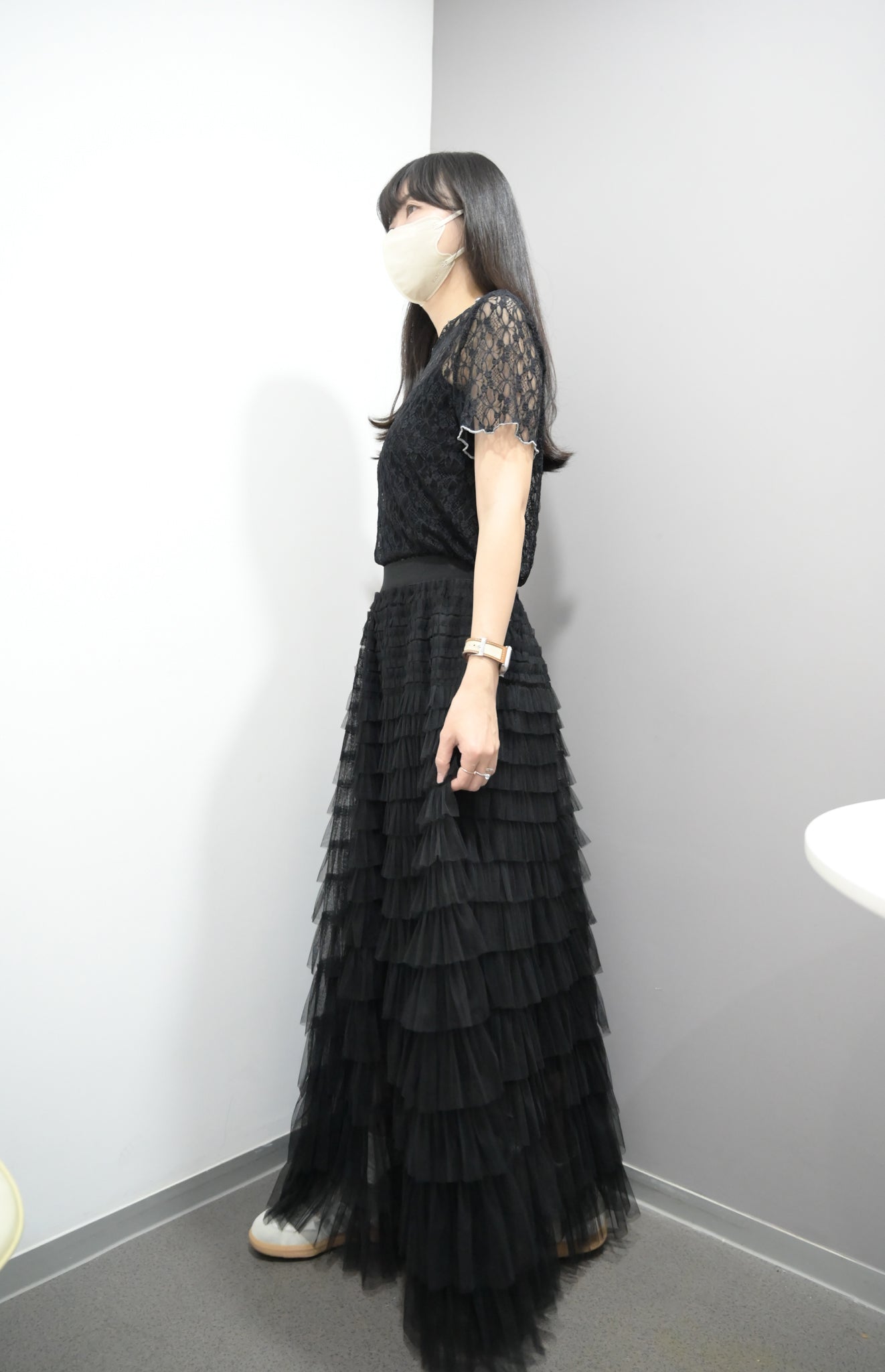 小性感透視蕾絲上衣 2色入 S10407