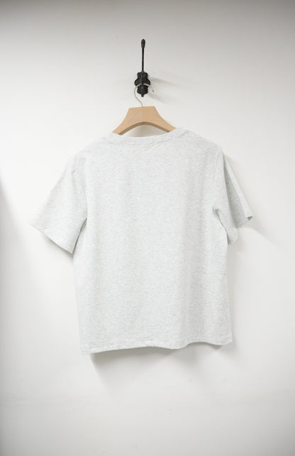 夏季・刺繡字純棉tee 2色入 1S50536