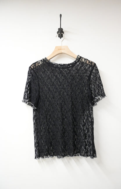 小性感透視蕾絲上衣 2色入 S10407