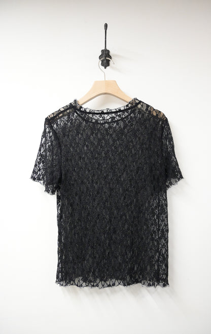 小性感透視蕾絲上衣 2色入 S10407