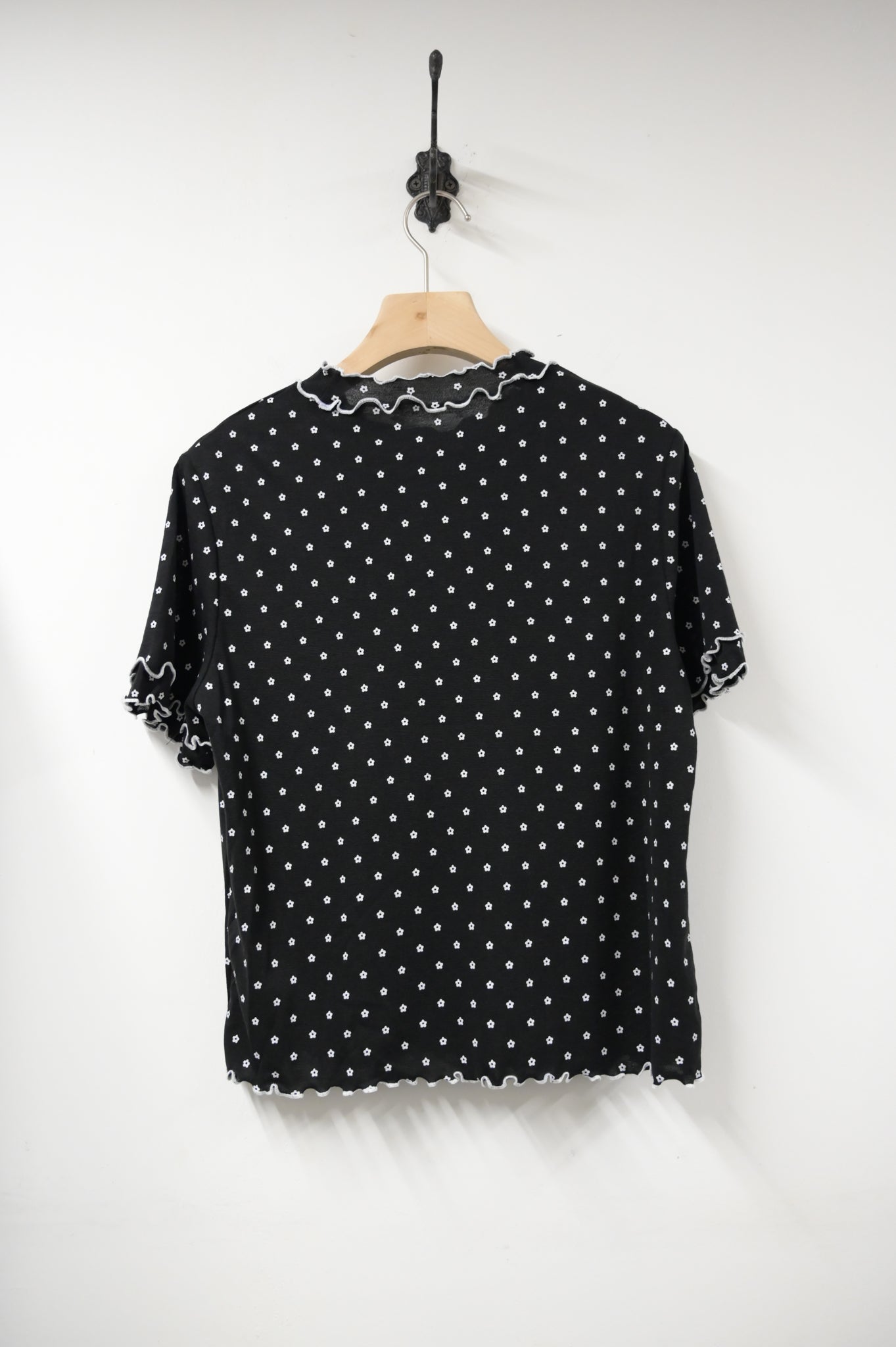 夏季・超彈親膚花仔上衣 2色入 1S10535
