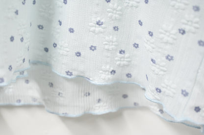 夏季・立體小花花彈性上衣 2色入 1S10602