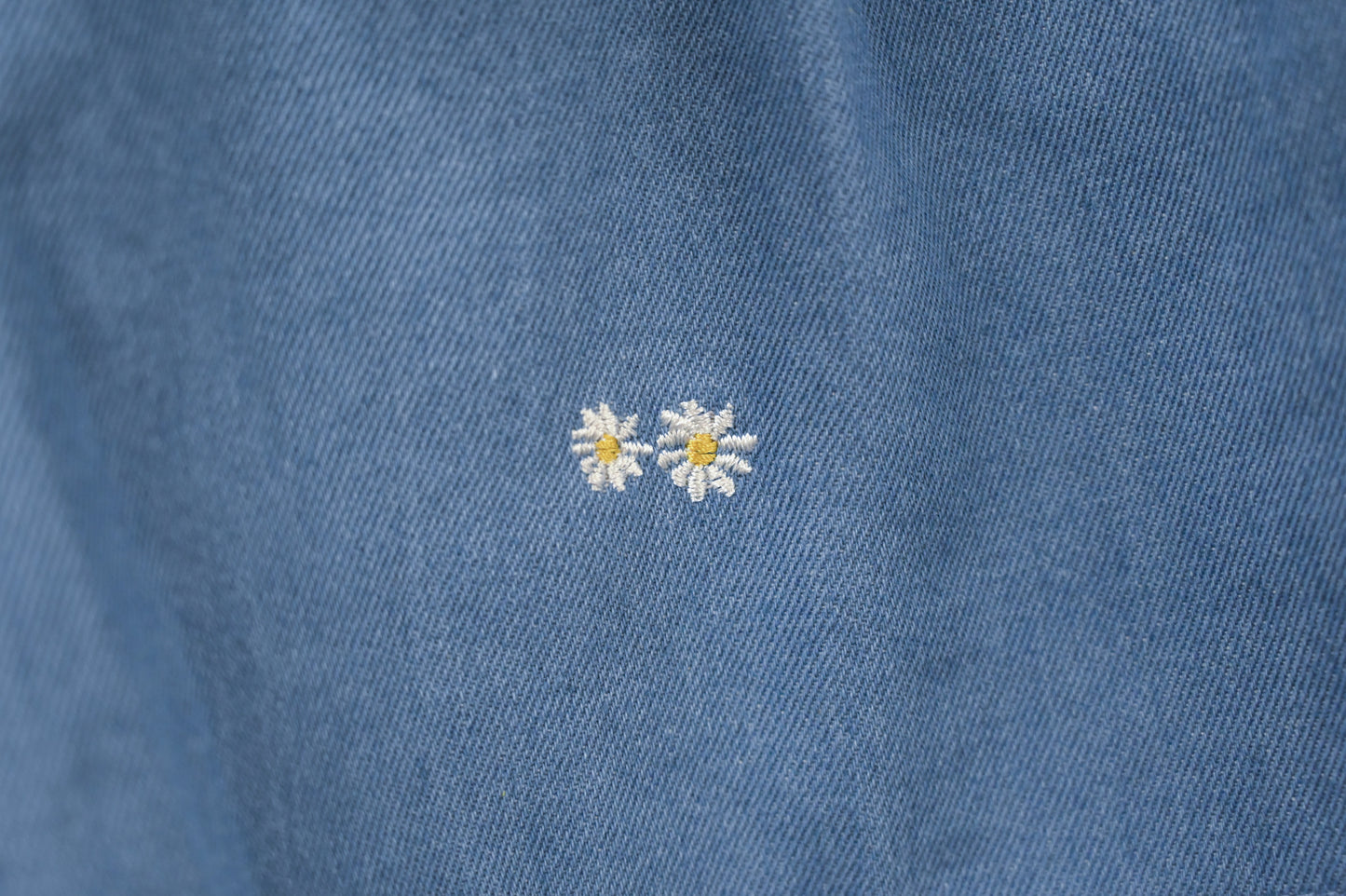 夏季・刺繡小雛菊牛仔短褲 1色入 1S20606