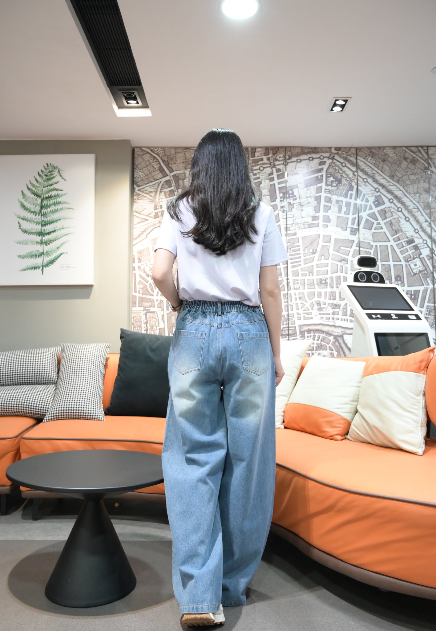 花花圖案COTTON TEE 2色入 S50504
